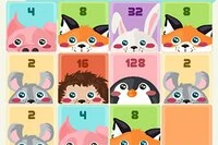 2048 Cuteness Edition er et HTML5 færdighedsspil