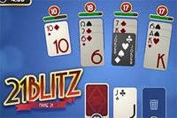 21 Blitz er et strategisk kortspil med nogle regler fra Black Jack