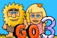 Følg den snu hulemand på et spændende eventyr i Adam og Eva: GO 3!