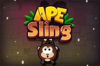APE Sling er et arkadespil, hvor du skal slynge din figur APE for at fuldføre
