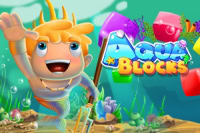 I Aqua Blocks møder du en sød dreng i undervandsriget