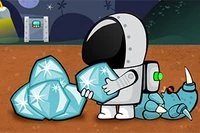 Grav, saml diamanter, bekæmp monstre, køb opgraderinger