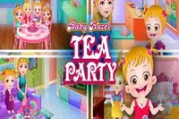 Baby Hazel og piger til high tea party