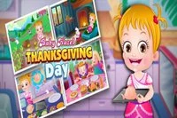 Baby Hazel er klar til at fejre Thanksgiving Day