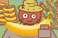 Tag med til Banana Farm, et sjovt spil for katteelskere