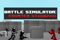 Stickmændene skal angribe fjendeterroristerne i denne Battle Simulator