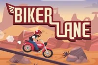 Styr din cykelrytter for at nå flaget