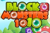 Et klassisk 1010-spil med Block Monsters
