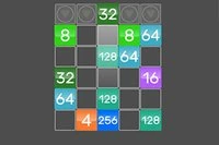 Flet blokkene i dette sjove online 2048-spil