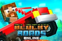 Kom på vejene og over bakkerne i Blocky Roads Online!