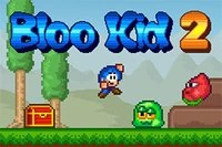 Bloo Kid 2 er et 2D platformspil med retrostil og pixelgrafik