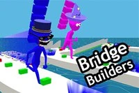 Bridge Builders er et spil, hvor sjove figurer konkurrerer i brobygning