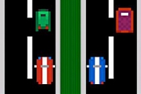 Broom er et vanedannende pixel-racerspil på en vild, endeløs motorvej