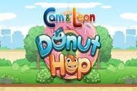 Berømte tegneseriefigurer Cam og Leon elsker donuts