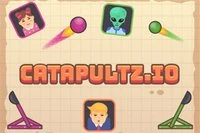 I dette multiplayer-spil styrer du en katapult