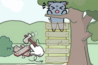 Catch The Cat er et spændende online spil med fængende gameplay og sjov grafik