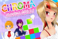 Chroma Manga Girls er et farverigt puslespil