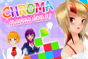 Chroma Manga Girls er et farverigt puslespil