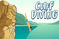 Cliff Diving er et HTML5 færdighedsspil