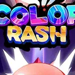 Farverig tekst Color Rash med et lyst og energisk design