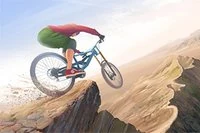 Deltag i et mountainbike downhill racerløb.