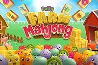 Tjek dagligt for et nyt farm-tema mahjong-layout at spille