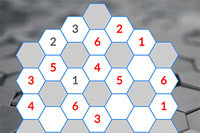 Daglige HexNum-puslespil i tre størrelser og sværhedsgrader