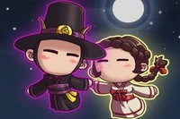 Darkmaster og Lightmaiden er et samarbejdsbaseret 2D puslespil-platformspil