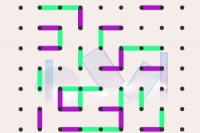 Dots og Linjer er et sjovt og enkelt klassisk multiplayer papir-og-blyantspil