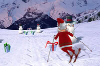 Få julestemningen frem med alpint skiløb i dette fantastiske spil med
