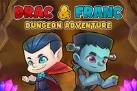 Drac og Franc: Dungeon Adventure er et sjovt platformspil med Dracula og