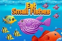 Spændende spil, hvor du styrer en fisk og skal spise andre fiskej