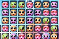 Match 3 spil med emojis