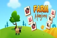 Find alle ens brikker i Farm Mahjong!