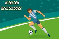 Fodboldstraffe med rigtige stjerner, tilbyder enkelt- og multiplayer til at