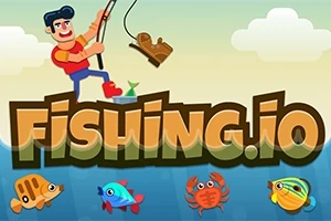 En tegneseriefigur fisker en støvle op af vandet, mens forskellige farverige fisk og en krabbe ses under vandoverfladen