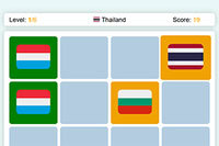 Test din hukommelse med 98 flag fra lande verden over