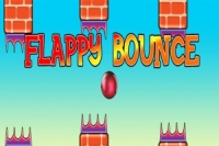 Styr boldens bevægelser i Flappy Bounce