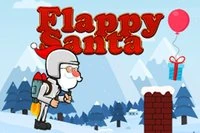 Hjælp Flappy Santa med at levere alle gaver og vind point