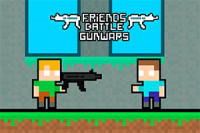 Venner Dyst Gunwars er et sjovt platformspil for to spillere
