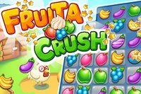 Et frugtbart match3-spil venter dig i Fruita Crush