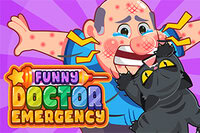Behandl skøre nødsituationer og gør patienter glade i Funny Doctor Emergency