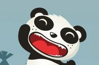 Den søde panda fortsætter og fortsætter!