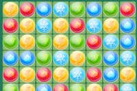 Sjovt match 3-spil med gobliner