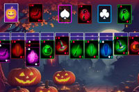Klondike spil til Halloween