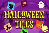 Et Halloween-tema faldende fliser spil