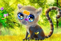 Tag dig af en ringhalet babylemur i dette søde dyre-makeover spil