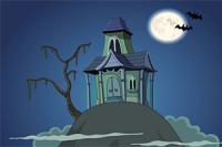 Haunted House Hidden Ghost er et gratis online spil med færdigheder og skjulte
