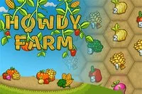 Howdy Farm er et sejt match-3 spil med gårdgrøntsager!