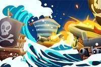 Bliv den bedste pirat i dette actionfyldte skibskampspil